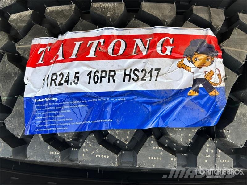 Quantity of (8) Taitong 11R24.5 Tires (Unused) الإطارات والعجلات والحافات