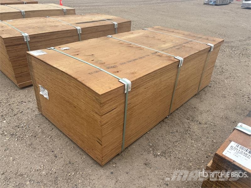 Quantity of (80) 3/8" 4x8 CSP/DFP No Stamp Plywood Other components