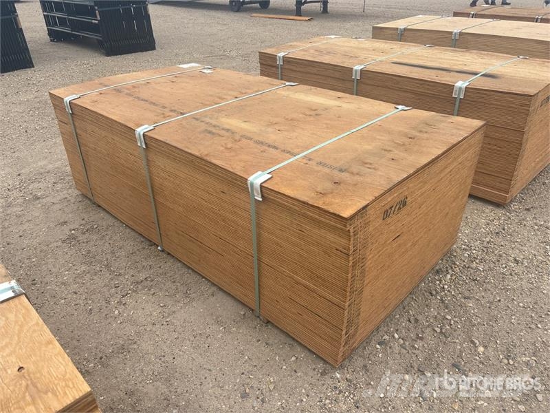 Quantity of (80) 3/8" 4x8 CSP/DFP No Stamp Plywood Other components