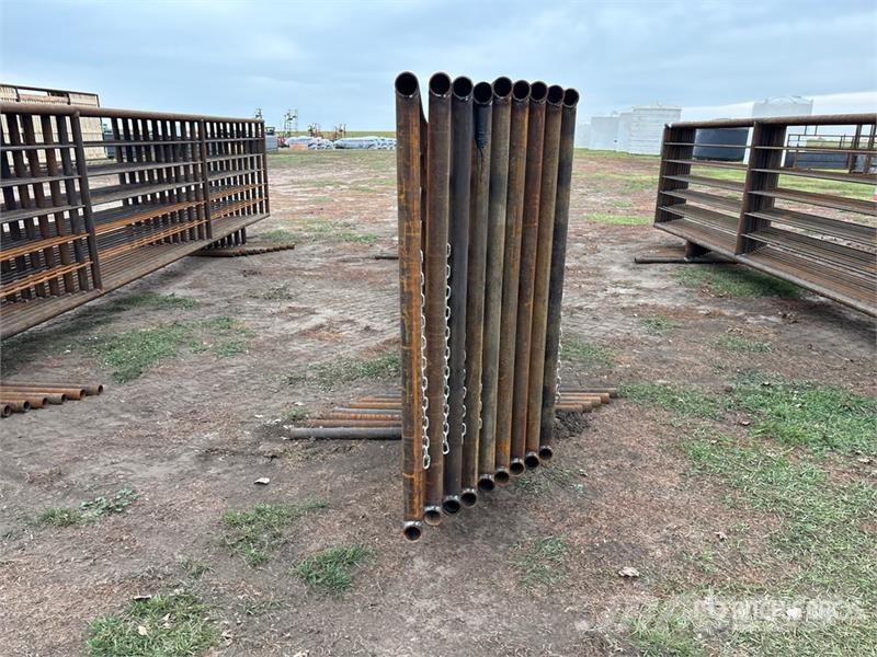 Quantity of (9) 24 ft x 5 ft 3 in Heavy Duty Lives Livdyr annet utstyr