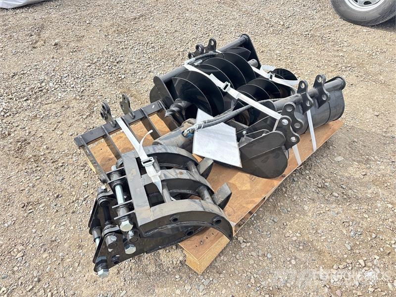 Quantity of (9) AGT 12EX-ATA Mini Excavator Attac Kiti naudoti statybos komponentai