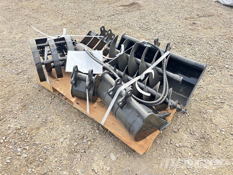 Quantity of (9) AGT 12EX-ATA Mini Excavator Attac Kiti naudoti statybos komponentai
