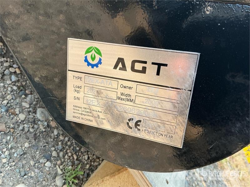 Quantity of (9) AGT 12EX-ATA Mini Excavator Attac Kiti naudoti statybos komponentai