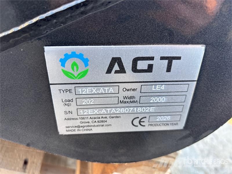  Quantity of (9)  AGT 12EX-ATA Mini Excavator Attac Other components