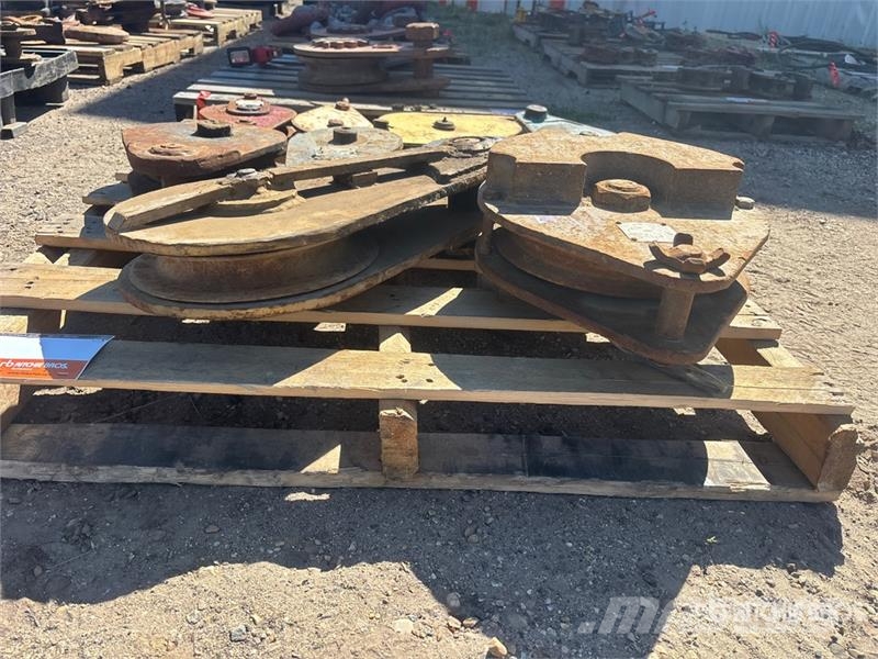  Quantity of (9) Hook Block Crane spares & accessories