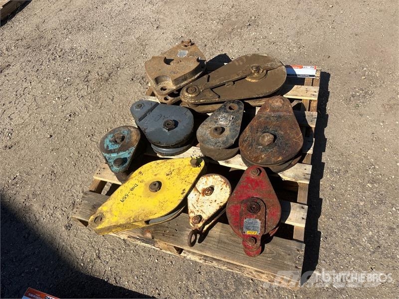  Quantity of (9) Hook Block Crane spares & accessories