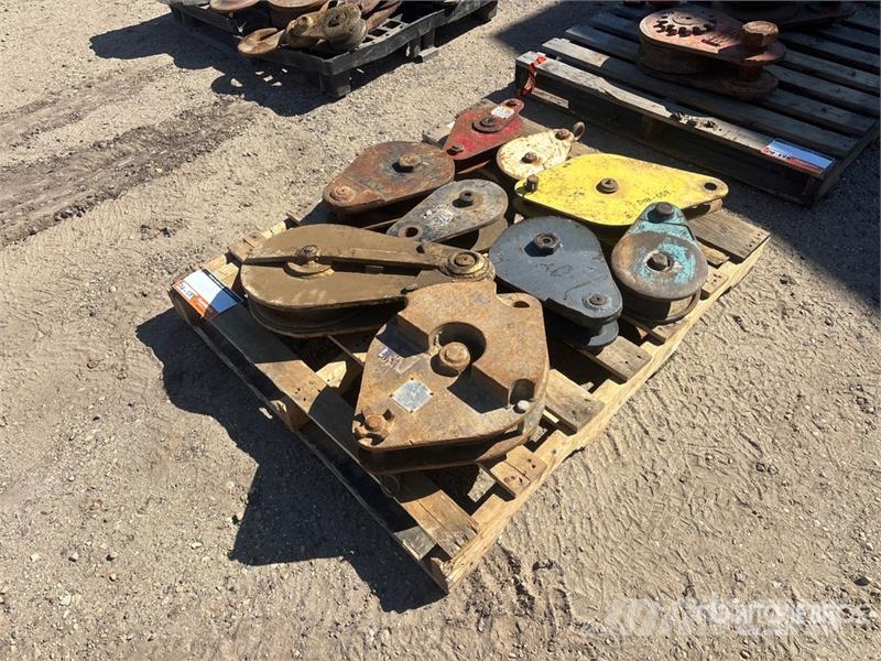  Quantity of (9) Hook Block Crane spares & accessories