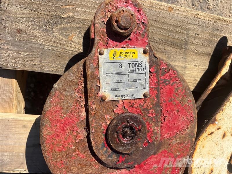 Quantity of (9) Hook Block Crane spares & accessories