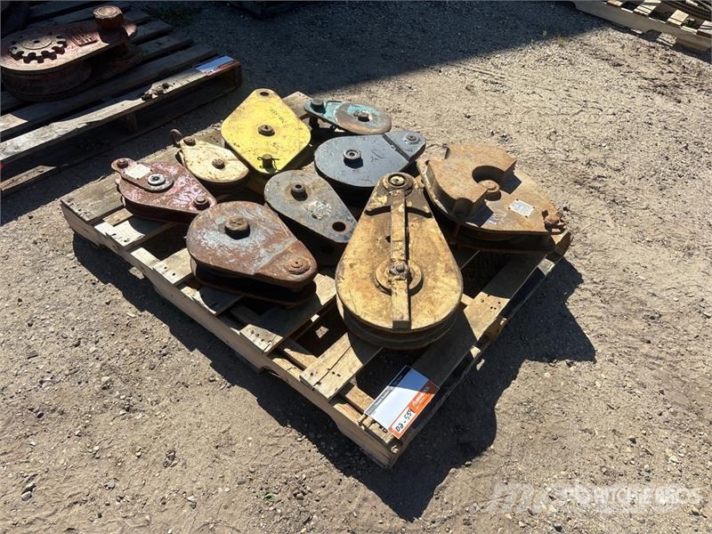  Quantity of (9) Hook Block Crane spares & accessories