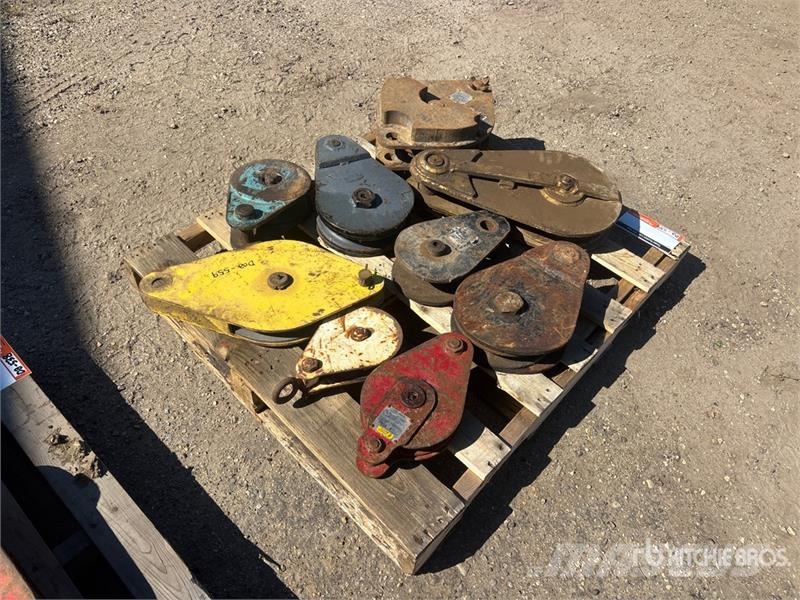  Quantity of (9) Hook Block Crane spares & accessories