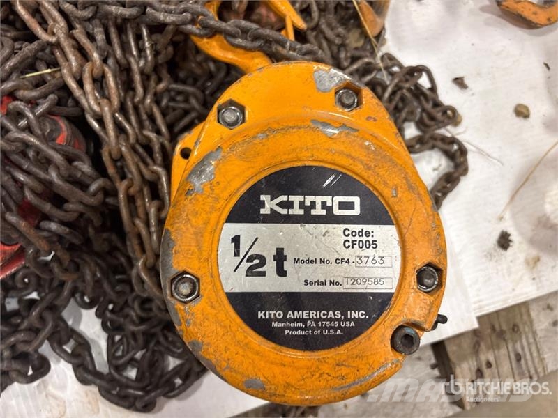 Quantity of (9) Miscellaneous Chain Hoists مكونات أخرى
