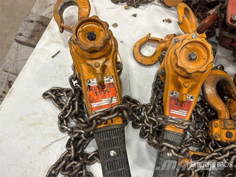 Quantity of (9) Miscellaneous Chain Hoists مكونات أخرى