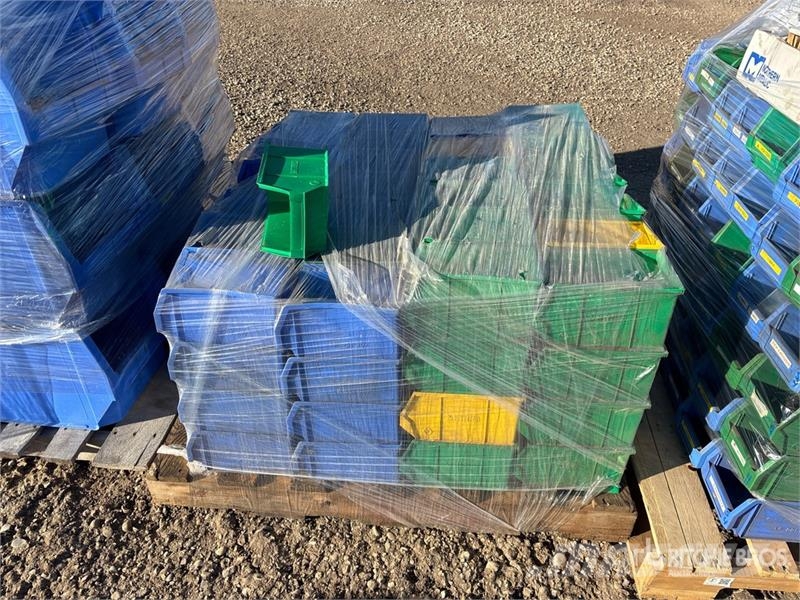  Quantity of (9) Pallets of Storage bins Drugi deli