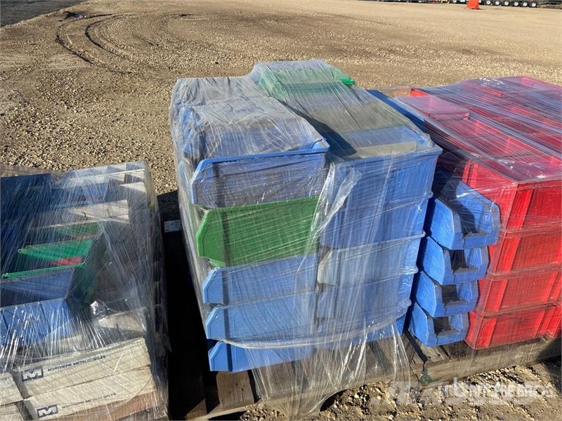  Quantity of (9) Pallets of Storage bins Drugi deli