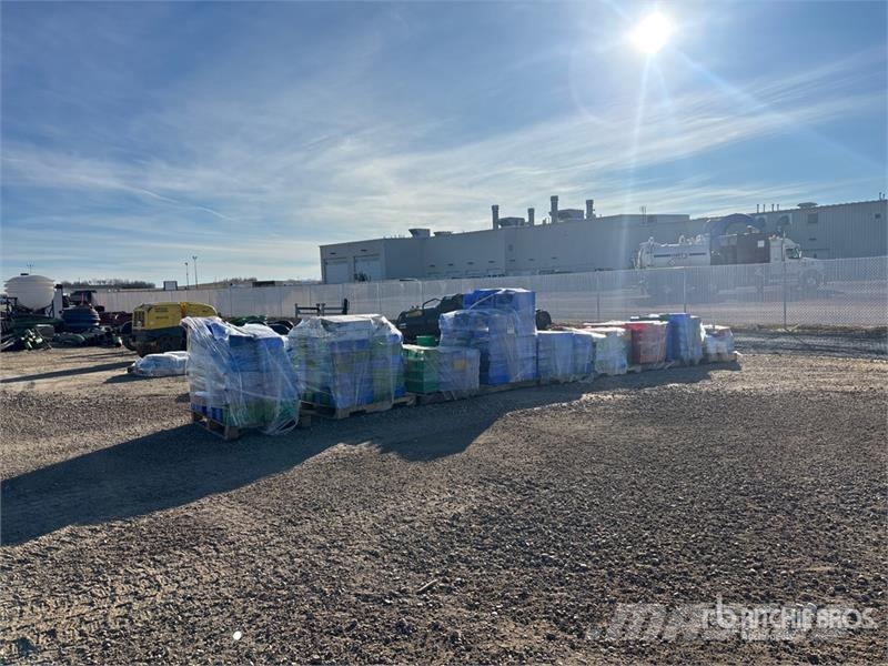  Quantity of (9) Pallets of Storage bins Drugi deli