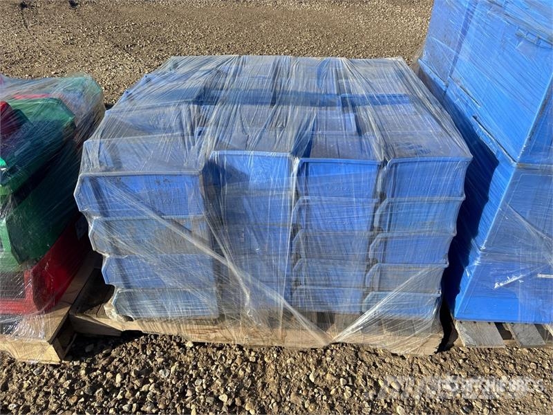  Quantity of (9) Pallets of Storage bins Drugi deli