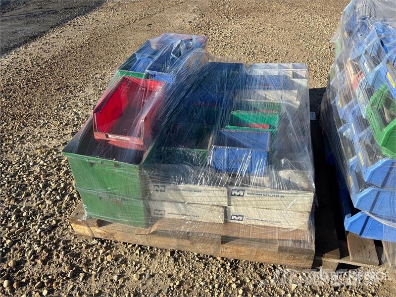 Quantity of (9) Pallets of Storage bins Drugi deli