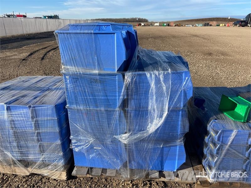  Quantity of (9) Pallets of Storage bins Drugi deli