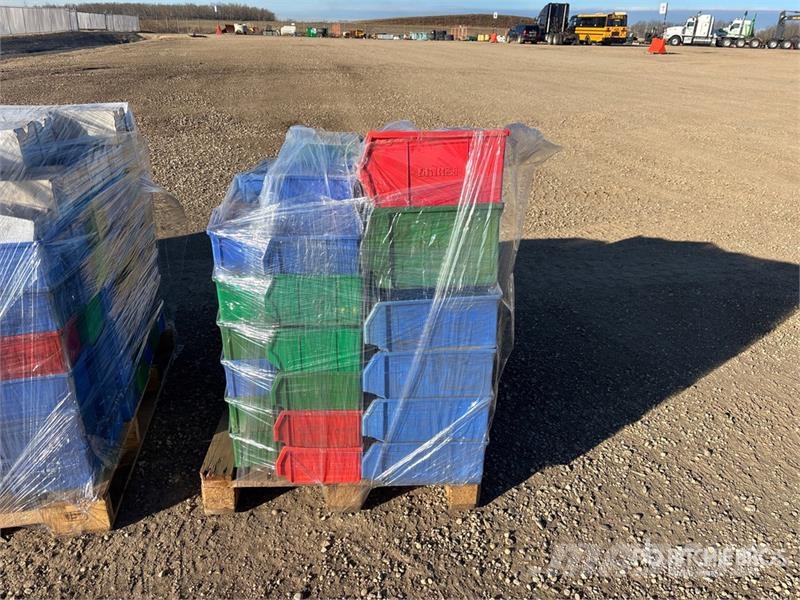  Quantity of (9) Pallets of Storage bins Drugi deli