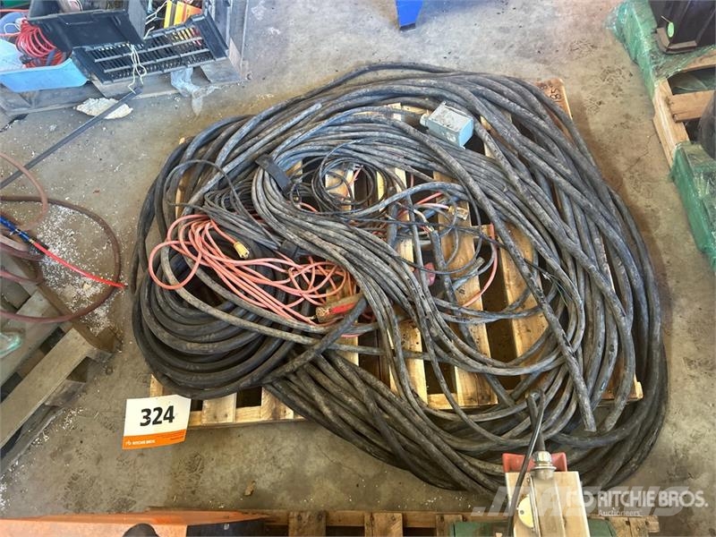  Quantity of Assorted Heavy-Duty Electrical Cables, Other components