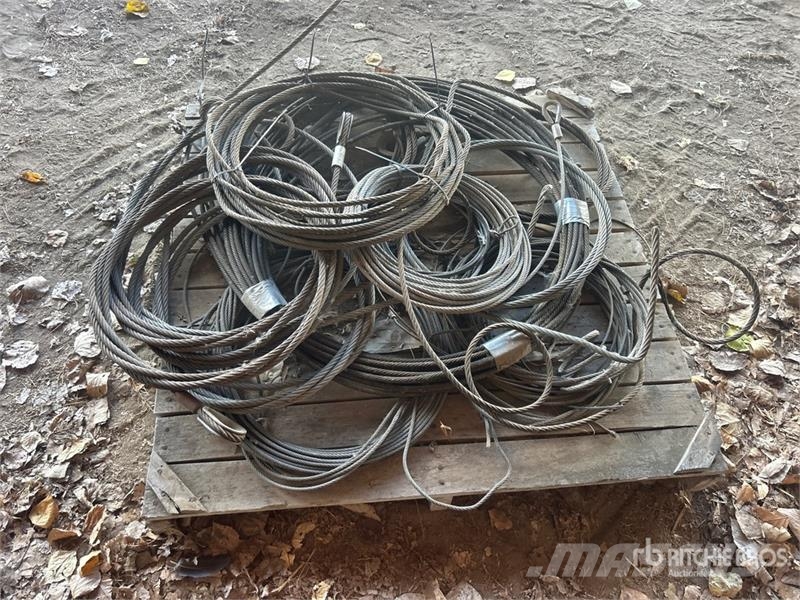 Quantity of Assorted Steel Cables Other components