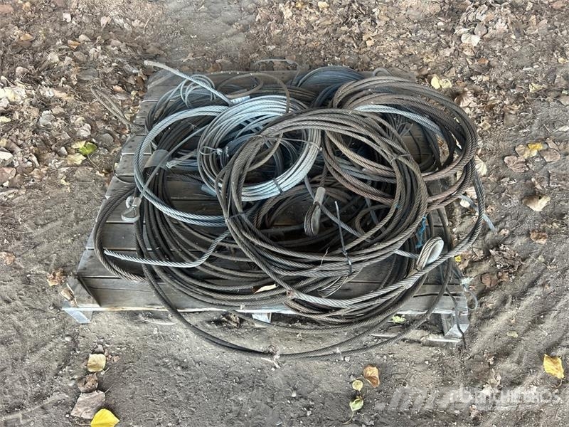 Quantity of Assorted Steel Cables Other components