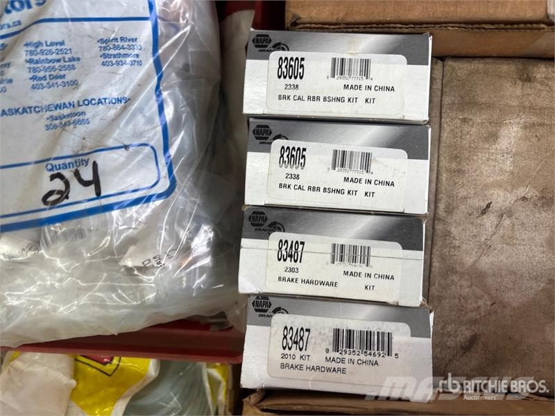 Quantity of Brake Parts (Unused) Transportes - Outros