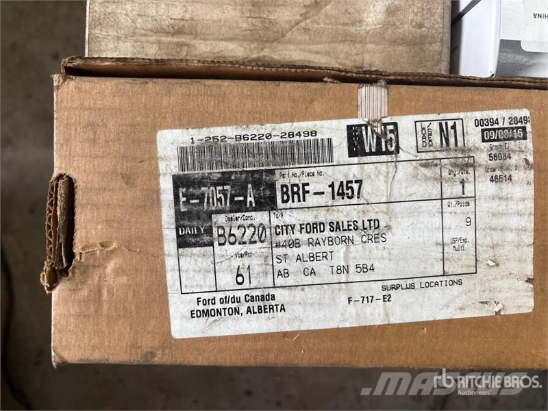 Quantity of Brake Parts (Unused) Transportes - Outros