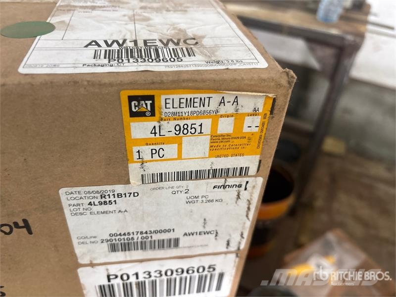 Quantity of Cat Air Filters (Unused) 其他組件