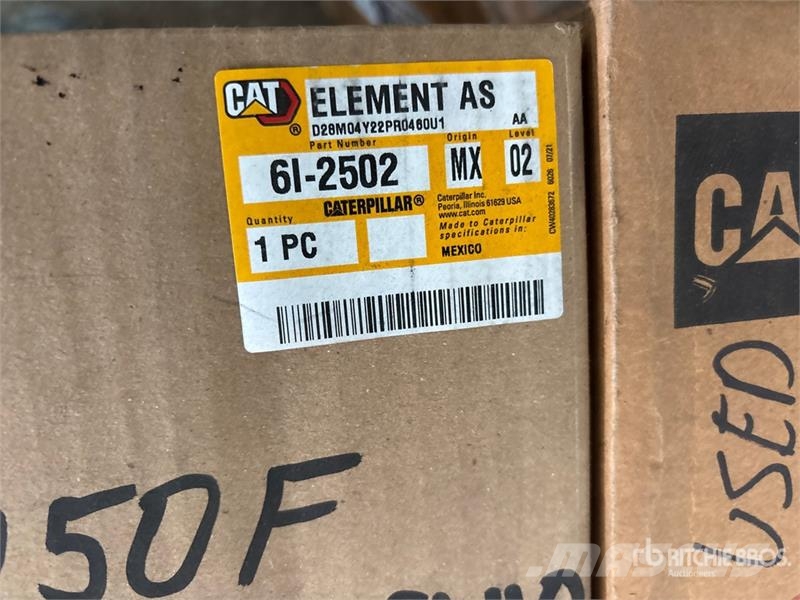 Quantity of Cat Filters (Unused) 其他組件