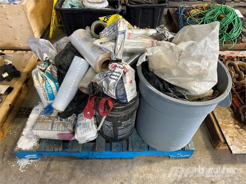 Quantity of Caution tape, Grout Compound & Hard Fl Drugi deli