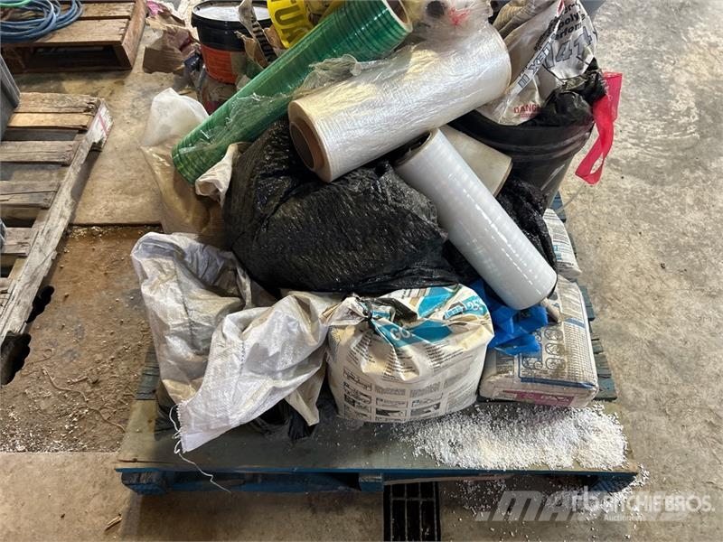 Quantity of Caution tape, Grout Compound & Hard Fl Drugi deli