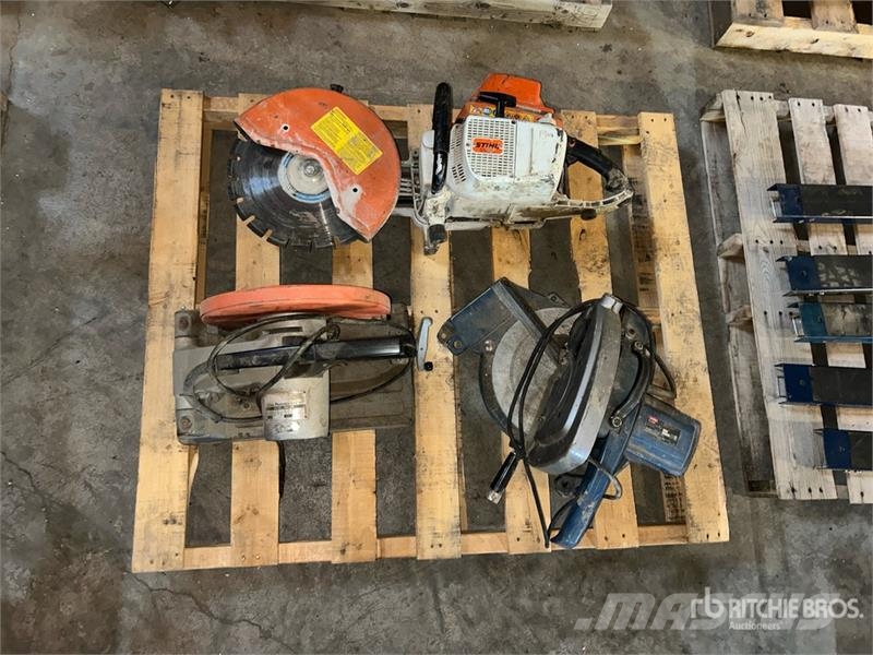 Quantity of Chop Saws & Stihl Concrete Cut Off Saw Muud osad