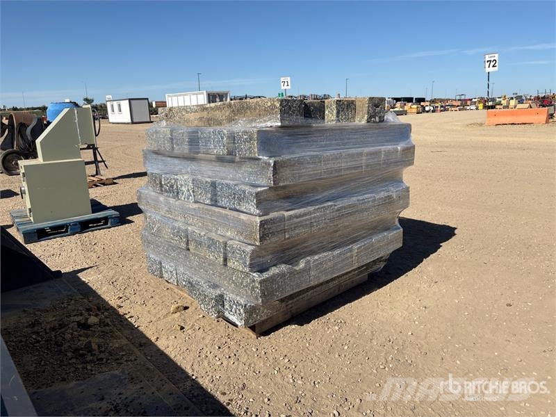 Quantity of Curb Block Kiti naudoti statybos komponentai