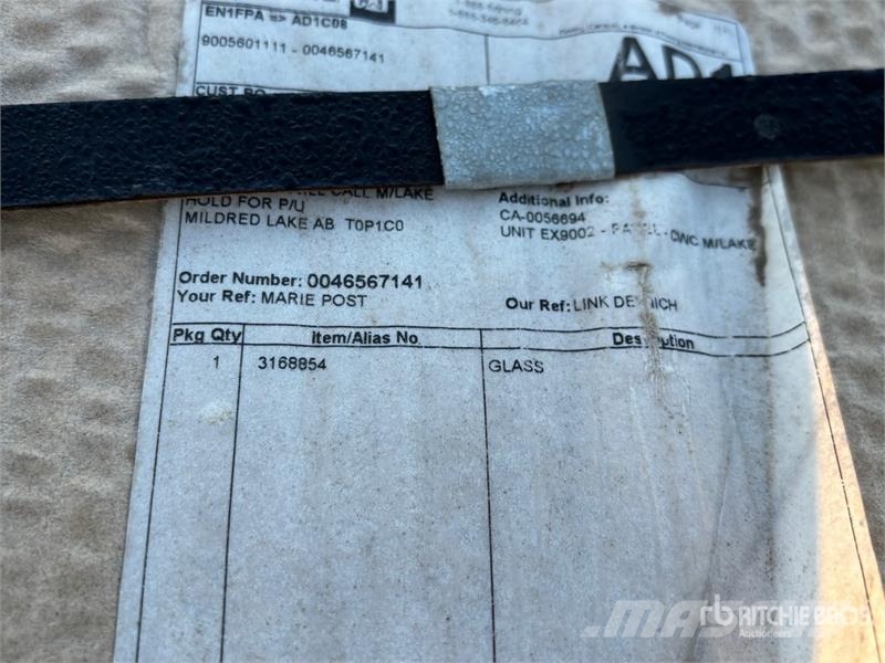  Quantity of Equipment Parts Andre komponenter