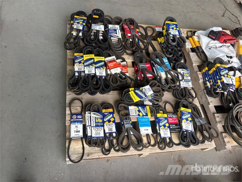 Quantity of Fan Belts (Unused) Transportes - Outros