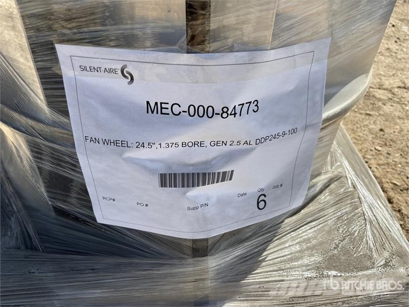  Quantity of Fan Wheels Компоненты строительной техники
