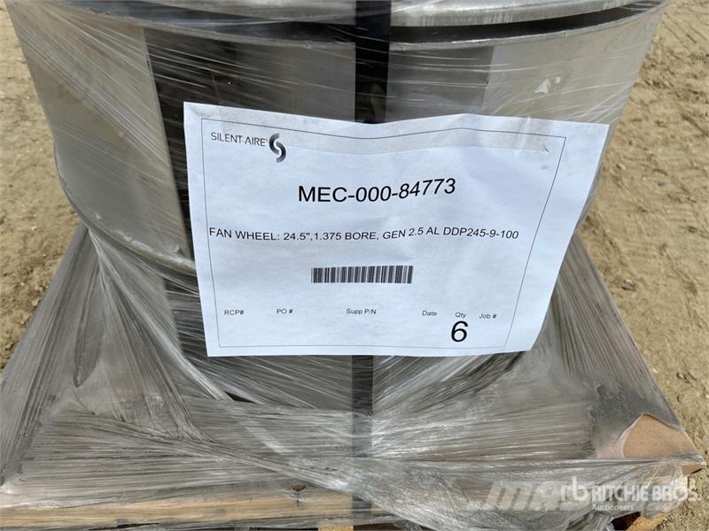 Quantity of Fan Wheels Компоненты строительной техники