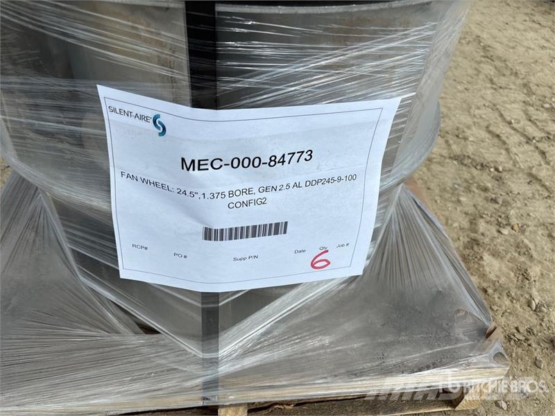  Quantity of Fan Wheels Компоненты строительной техники