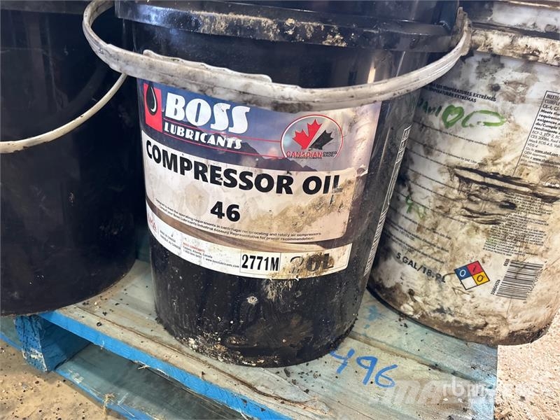 Quantity of Grease & Oil (Unused) Andre komponenter
