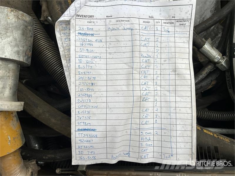 Quantity of Hydraulic Hose Assemblies Drugi deli