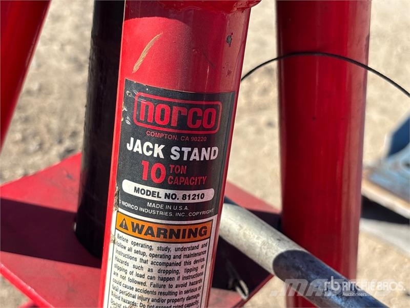 Quantity of Jack Stands Kiti naudoti statybos komponentai