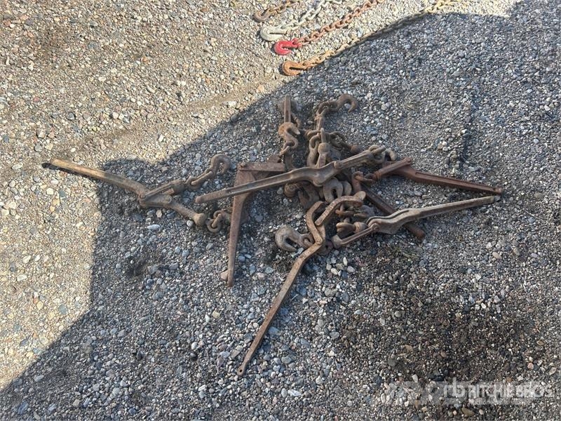 Quantity of Logging Chains & Tensioners Kiti naudoti statybos komponentai