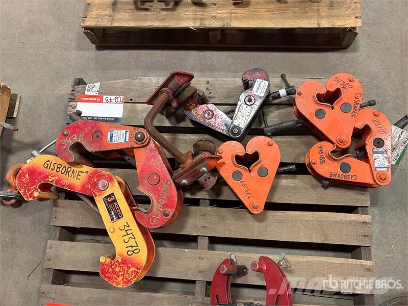  Quantity of Miscellaneous Beam Clamps Rigging أجزاء ومعدات رافعات