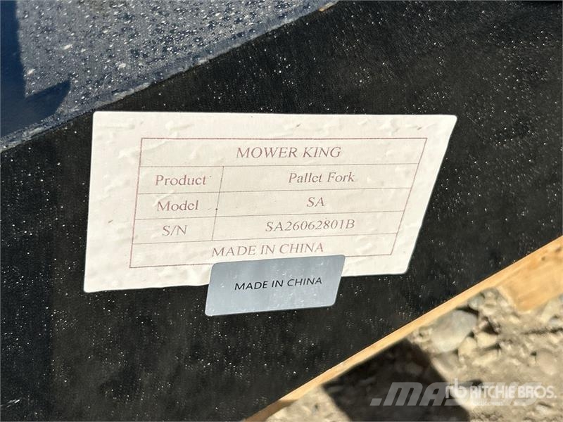 Quantity of Mower King SA 48 in Skid Steer Forks Fourche