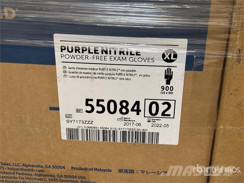 Quantity of Nitrile XL Mechanics Rubber Gloves (Un مكونات أخرى