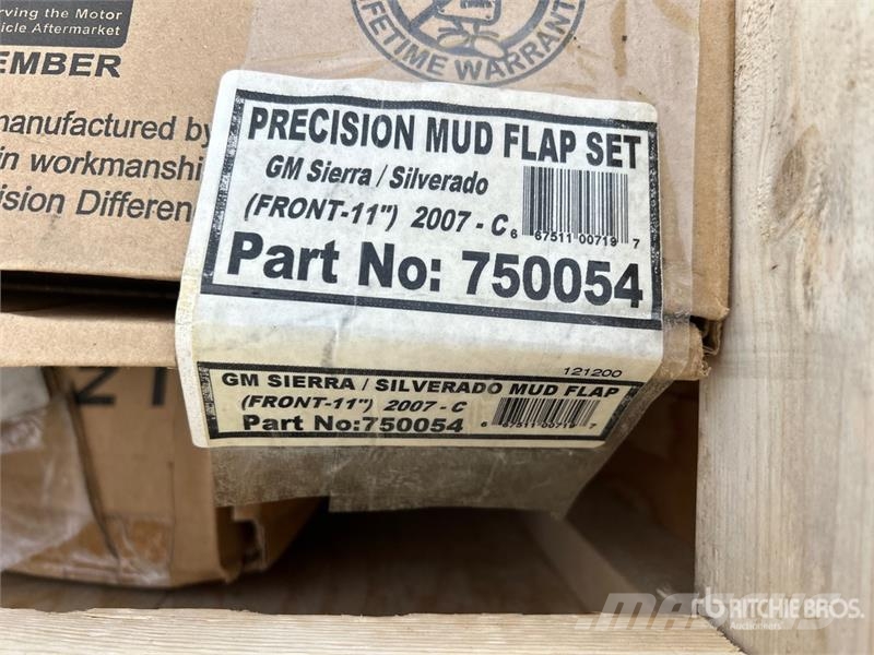 Quantity of Precision Mud Flaps Muud osad