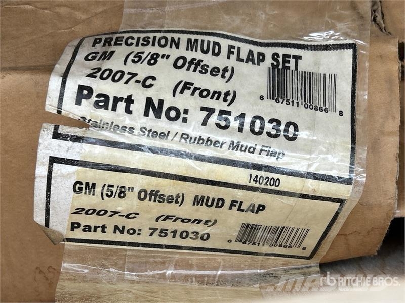 Quantity of Precision Mud Flaps Muud osad
