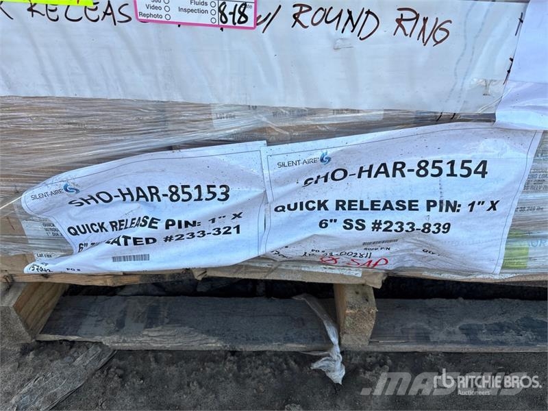 Quantity of Quick Rel. Pin Andre komponenter
