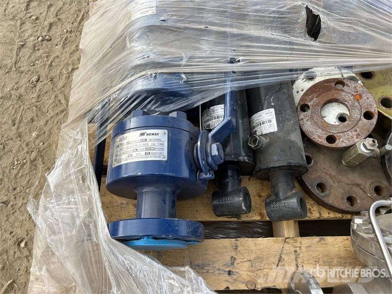 Quantity of Rams, Flanges, Ball Valves, Pressure R Būvniecība- Citi